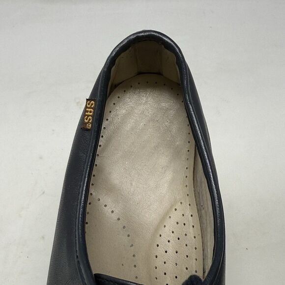 SAS Siesta Shoes Womens 10 M Blue Leather Lace Up Casual Comfort Granny Nurse - Picture 11 of 16